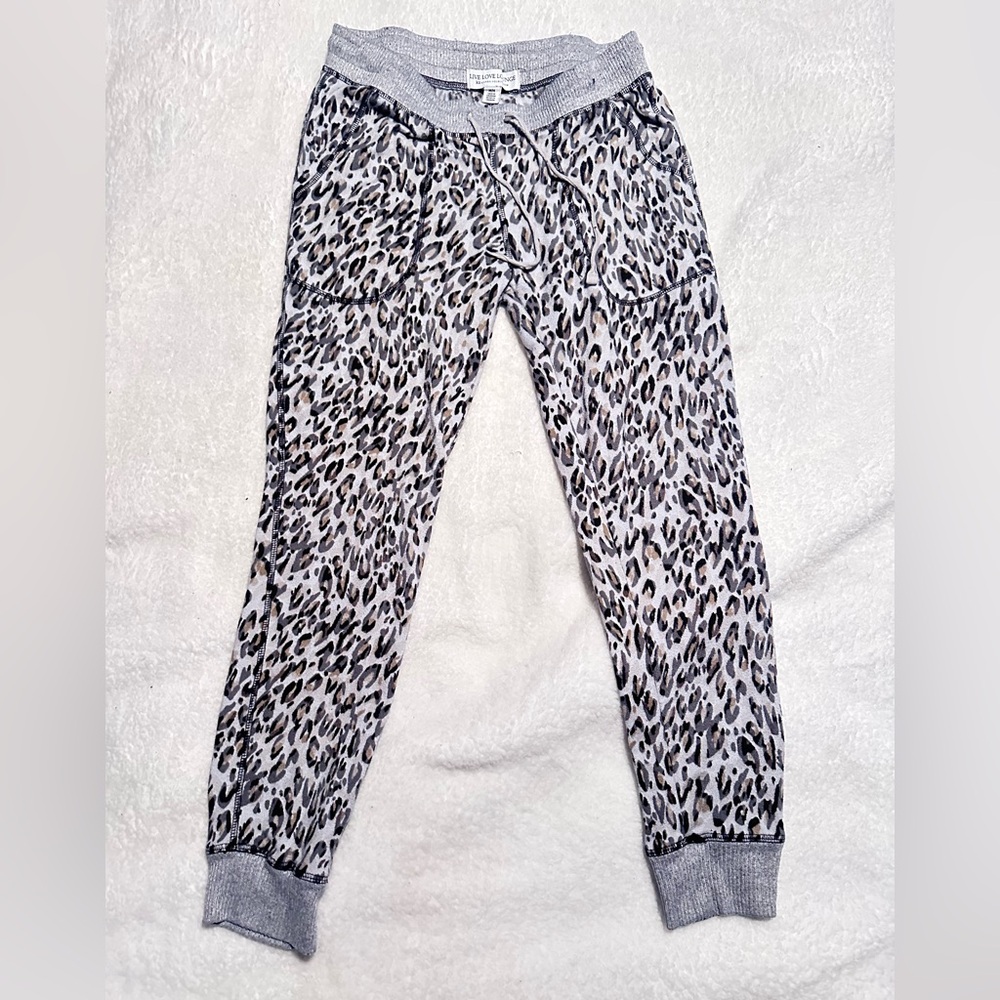 Live Love Lounge x Karen Neuburger Animal Print Pull On Lounge Pants
